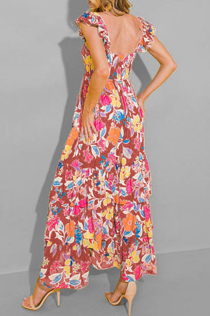Camille Tiered Sleeveless Maxi Dress