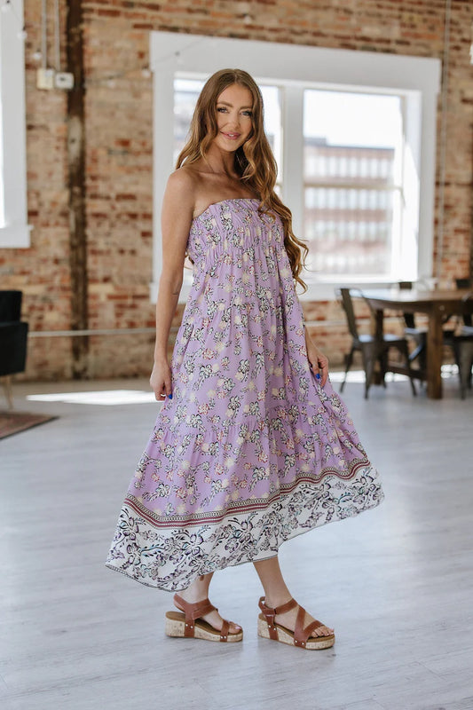 Libby Floral Print Maxi Skirt