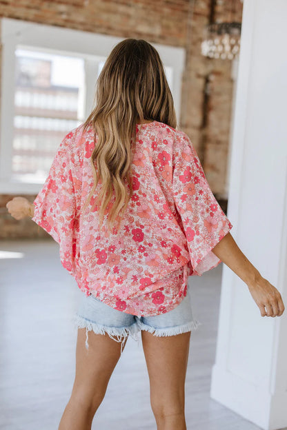 Minnie Oversized Floral Blouse